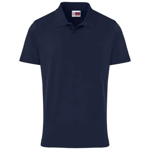Mens Prima Stretch Golf Shirt Navy Front
